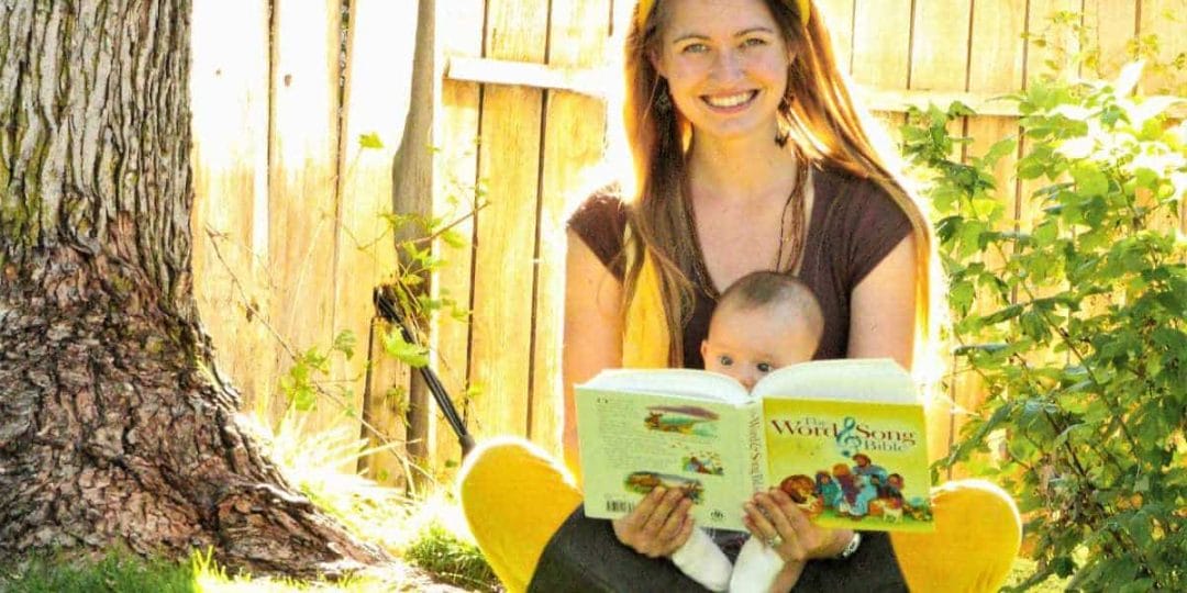mother learning how to enjoy parenthood more